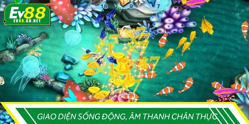 Hình ảnh, âm thanh trong bắn cá nổ hũ cũng là một yếu tố thu hút người chơi