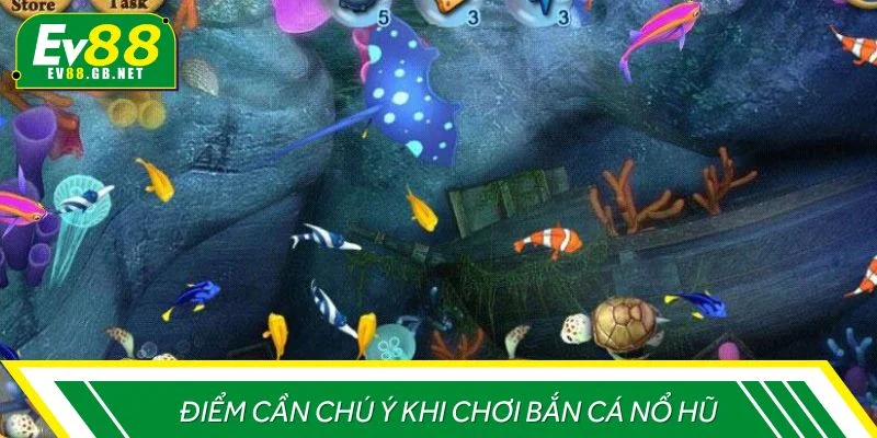 Một số điểm bạn cần chú ý khi chơi bắn cá nổ hũ