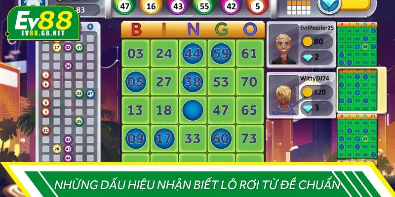 Những dấu hiệu nhận biết lô rơi từ đề chuẩn