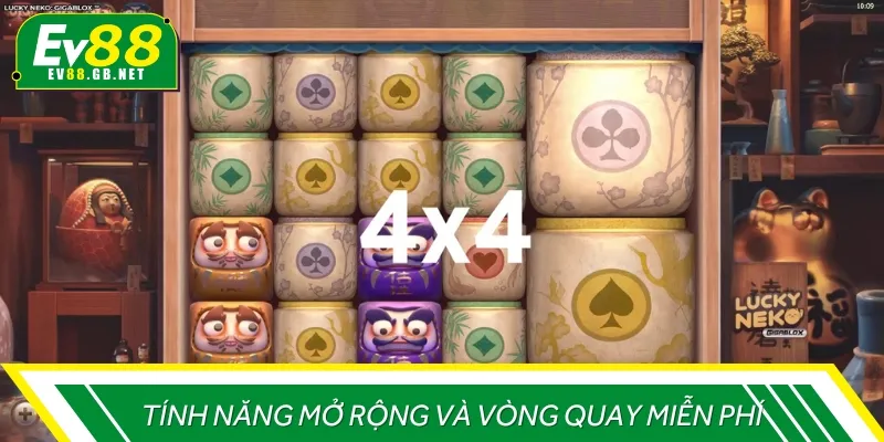 Các tính năng mở rộng của trò chơi đa dạng tạo nên sức hút ấn tượng