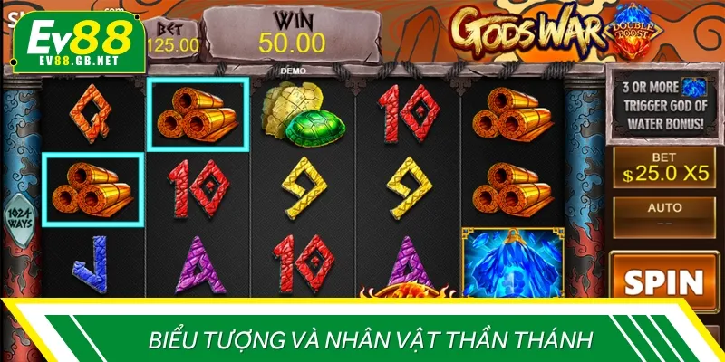 Hệ thống các biểu tượng đẹp mắt của trò chơi tăng thêm sức hấp dẫn